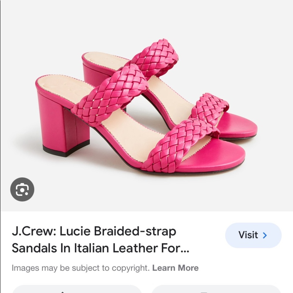 J. Crew leather lucid sandal